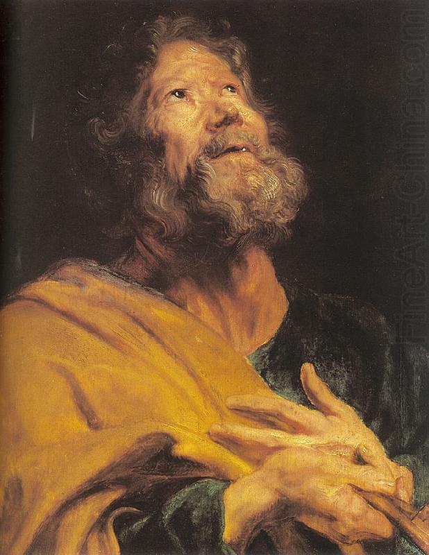 The Penitent Apostle Peter, Dyck, Anthony van